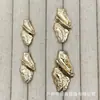 Botón Metálico de Forma Irregular para Trajes, Prendas de Punto, Abrigos de Lana - Sencillo, Versátil, Decorativo, Botón Cosido a Mano