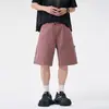 2026 Nuevos Pantalones Cortos Casuales Sueltos para Hombre de Alta Gama, Resistentes, Lavados, Estilo Americano High Street Workwear con Múltiples Bolsillos