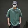 Ropa para Hombre Xintang Venta al por Mayor 2026 Camiseta de Manga Corta Algodón Tecnológico de Toque Fresco Peso Pesado Camiseta de Manga Corta para Hombre Verano Corte Holgado