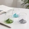 Vaso de Vidrio Frío de Montaña de Alto Valor para Whiskey para Uso en Casa, Vaso para Licores de Bebidas Espirituosas, Taza con Sensación Premium de Intoxicación Sutil
