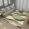 Alfombra nórdica minimalista moderna para sala de estar, dormitorio, mesita de noche, alfombra completa, alfombra nórdica con diseño geométrico para el hogar