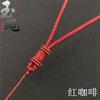 Cadena de suéter con colgante de cuerda para hombres y mujeres, tejida a mano, accesorios de bricolaje de moda, collar simple de cuerda