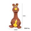 Juguete para mascotas sonido látex ratón gris 14cm limpieza dientes molares juguete para perro juguete de sonido de látex
