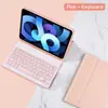 Funda Protectora con Teclado Bluetooth Adecuada para iPad 11 2025 10.2 Pulgadas 7ª/8ª/9ª Generación Mini 7 Air11 Funda de Cuero