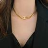 Collar con borlas de diamantes de moda coreana, cadena de clavícula distintiva que combina con todo, collar de cadena de lana ligero y de lujo de alta gama para mujer.