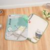 Tapete de Hielo para Mascotas para Protección contra el Calor y Enfriamiento, Alfombrilla de Dibujos Animados con Estampado de Perro, Tapete Universal para Cama de Gato, Tapete de Seda de Hielo, Tapete Enfriador, Cama para Mascotas