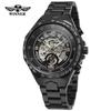 Reloj T-WINNER Winner Hueco Mecánico Automático para Hombre Reloj de Pulsera Banda de Acero Reloj para Hombre