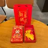 Hazte Rico Pronto Bolsa de Suerte de Cuero Llavero de Caballo Colgante Creativo del Zodiaco Pony Pequeño Regalo de Año Nuevo Mascota del Año del Caballo