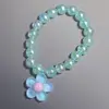 Set de Collar y Pulsera para Niños Collar de Flor Pequeña Accesorios para Niña Bebé Pendientes Anillo para Niños Joyería al por Mayor