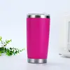 Comercio exterior 20 oz taza de coche con rociador taza de cerveza taza de hielo taza de doble aislamiento al vacío de acero inoxidable 304