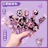 Pegatinas Lindas de Flequillo Kuromi para Niñas, Pegatinas para Cabello Roto, Diademas, Velcro para Niñas, Diademas para Niñas Pequeñas, Diademas, Accesorios para el Cabello