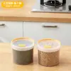 Venda Direta de Fábrica de Potes para Armazenamento de Grãos, Recipientes Transparentes de Grau Alimentício para Armazenamento na Cozinha, Potes Portáteis para Armazenamento de Frutas Secas e Lanches