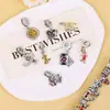 Cruz nueva de gran venta serie Harry Potter cuentas aleación DIY pulsera collar accesorios paloma mensajera periférico al por mayor