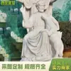 Fabricante de Quyang Escultura de San Francisco de Mármol Blanco Estatua de Mármol de San Francisco y el Lobo Gris Personalización de Jardín