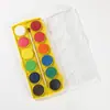 Tinta Guache Sólida Pigmento em Pó para Crianças 12 Cores Embalagem Concha Multi-Color Opcional Transfronteiriço