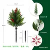 Planta Verde Artificial de Novo Modelo para Encaixar no Chão com Pinheiro e Cipreste para Decoração de Pátio Externo, Jardim, Gramado, Venda por Atacado em Estoque