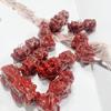 Acessórios corajosos de areia de cristal DIY acessórios de cinábrio contas soltas pulseira chaveiro com contas pulseira única combinando pingente
