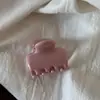 Pinza de pelo estilo coreano media coleta, pinza vintage para la parte trasera de la cabeza, pinza de tiburón para recogido, pasador con un tacto de alta gama y exquisito, accesorio para el cabello