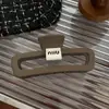 Pin de Pinza de Tiburón de Mezclilla con Lazo Simple Estilo Ins Coreano para Mujer 2025 Nuevo Pinza para el Cabello de Gama Alta Dongdaemun