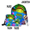 Meus monstros cantantes show de monstros mochila de três peças mochila de estudante mochila mochila estojo