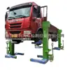 Elevador Grande para Neumáticos de Coche, Elevador Móvil para Coches de Gran Tonelaje, Elevador de Cuatro Columnas de Columna Única para Camiones y Autobuses