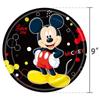 Nuevo Mickey Mickey Mouse Negro Rojo Fiesta de Cumpleaños Vajilla Mantel Plato de Papel Servilleta Globo Banner Decoración de Escena