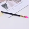 Brocha de Silicona para Sombras de Ojos Lista para Usar del Fabricante Brocha Individual de Belleza para Maquillaje Herramienta de Belleza Brocha para Sombras de Ojos en Polvo Suelto Brocha Mezcladora Stick Venta al por Mayor