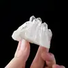 Cristal Natural Racimo de Cristal Blanco Piedra Cruda Espécimen Mineral Piedra Cruda de Cristal Cristal Mineral Micro-Escena Decoración de Adorno de Cristal Venta al por Mayor