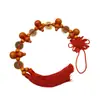 Calabaza de las Cinco Bendiciones Monedas de los Cinco Emperadores Gran Nudo Chino de Ocho Platos Bendiciones Supremas de los Cinco Emperadores Monedas de Cobre Colgante de Puerta en Puerta
