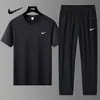 Pantalones Cortos de Verano Casuales Finos de Seda de Hielo Transpirables Elásticos para Hombre Uniforme Deportivo de Baloncesto Conjunto de Dos Piezas
