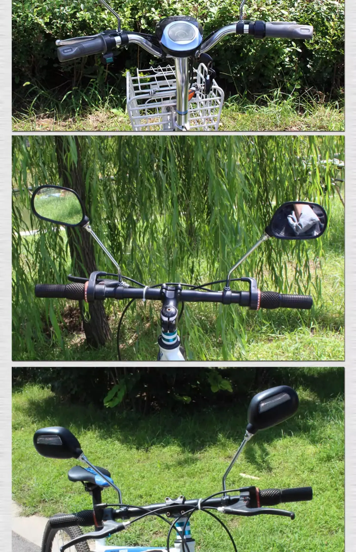 带反光条后视镜