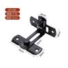 Hebilla de puerta sin perforaciones Hebilla para puerta corredera de inodoro Hebilla para cerradura de puerta de mueble Hebilla Perno de acero inoxidable Pestillo de puerta de habitación hebilla