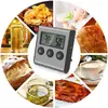 Termômetro Digital de Sonda para Alimentos, Termômetro Digital de Leitura Instantânea em Aço Inoxidável para Churrasco, Grelhar, Assar e Cozinhar