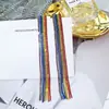 Brincos de Corrente Longa com Garras Exageradas Elegantes de Prata S925 com Strass para Mulheres Brincos com Franjas de Diamante Colorido Europeus e Americanos Brincos da Moda