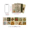 Papel Pintado Autoadhesivo Creativo Meiji Dormitorio Autoadhesivo Cocina Impermeable a Prueba de Aceite Pegatinas de Pared de Espuma Azulejos Decorativos Transfronterizos