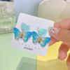 Pendientes Pin Heng para mujer, nuevos pendientes acrílicos con diseño de mariposa bronceada, elegantes, frescos y con explosiones, al por mayor.