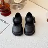 Zapatos Pequeños de Cuero para Niñas Zapatos de Princesa Zapatos Infantiles 2026 Primavera y Otoño Nuevo Estilo Suela Suave Versátiles Estilo Británico Zapatos Individuales para Niña Estudiante