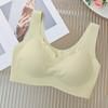 Uma peça fina sem marcação de aço sem anel copo fixo plus size Push-up Auxilis Sports Underwear Women's Beautiful Back Bra
