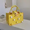 Suministro Exclusivo Transfronterizo de Bolsas de Regalo de Fieltro, Personalizables con Logo, Gran Capacidad, Bolsas de Compra Promocionales, Bolsas Tote para Regalo de Exposiciones