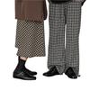 Chinelos Quadrados de Couro Plissado, Mocassins, Tamancos Birkenstock Quadrados para Homens e Mulheres, Sapatos Derby, Meia-Chinelos Casuais