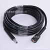 Os fabricantes fornecem mangueira preta de PVC trançado para máquina de limpeza de PVC de alta pressão com plugue rápido em uma extremidade e conector M22 em outra extremidade