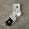 Calcetines Deportivos de Media Caña Estilo K-Style Ny Bordados para Hombre y Mujer Calcetines Casuales Trendy con Letras al por Mayor
