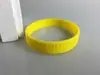 LOGO gravado côncavo cor fluorescente pulseira de silicone cor bonita material de grau alimentício cor de doce cor