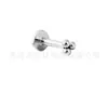Jiangtai F136 Aleación de Titanio Joyería Cabeza Corazón Cruz Media Luna Bola Cruz Joyería para Piercing de Titanio G23 Pendientes