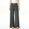 Pantalones de maternidad para primavera, adecuados para usar al aire libre en primavera y verano, estilo delgado que no aprieta el vientre durante el embarazo, pierna ancha, antideslizantes, pantalones largos de otoño para personas petite