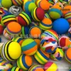 Venda direta da fábrica bola arco-íris Eva alta elasticidade bola de prática de golfe indoor brinquedo bola de ponta de dardos tenda de bala bola de pião