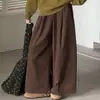 Suéter tipo chal retro de cuello redondo para niñas, conjunto de pantalones a cuadros holgados estilo coreano, novedad de otoño 2026 para niños mayores