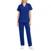 Uniformes de lavagem de mãos transfronteiriços mais vendidos do AliExpress, uniformes elásticos para esfoliação de salão de beleza e spa, vestuário de trabalho médico de beleza, uniformes de enfermagem
