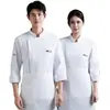 Roupas de Trabalho de Chef Outono e Inverno Manga Longa Restaurante de Catering Hotel Cantina Restaurante Cantina Chefe de Cozinha Roupa de Trabalho da Cozinha