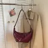 Bolso Texturizado de Alta Gama para Mujer con Gran Capacidad, Nuevo Diseño de Moda Nicho 2026 Bolso Cruzado, Bolso Silla Dumpling para Viajes Diarios